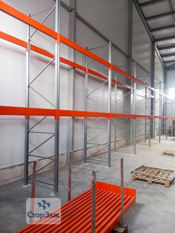 Монтаж паллетных стеллажей
